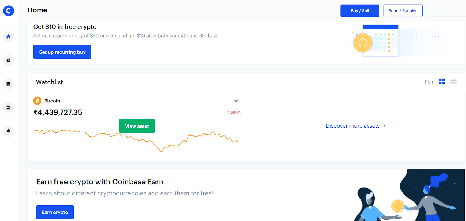 Coinbase: Buy and Sell Crypto