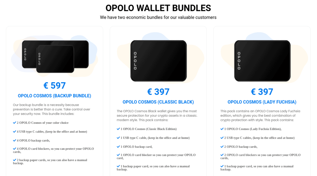 Opolo wallet bundles