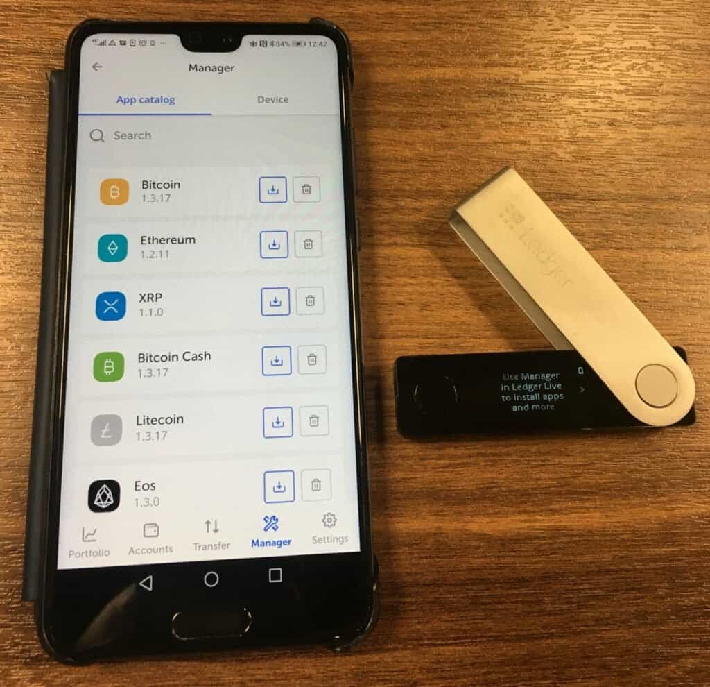 Ledger wallet cryptocurrency support