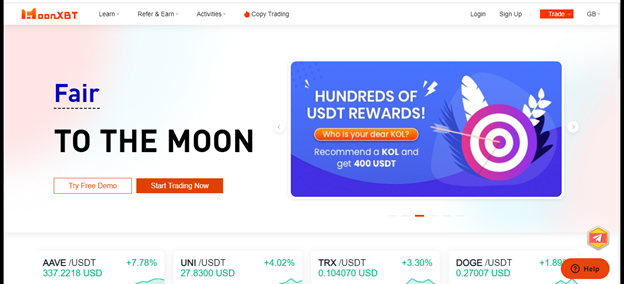 Best Social Trading Platforms: MoonXBT