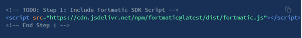Fortmatic SDK Script