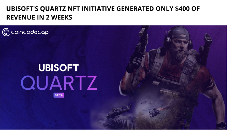 Ubisoft's Quartz NFT Initiative Generated Only $400 Revenue in 2 Weeks