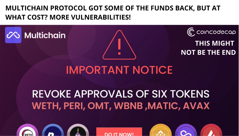 MultiChain Protocol Got Some of the Funds back, but at What Cost? More Vulnerabilities!