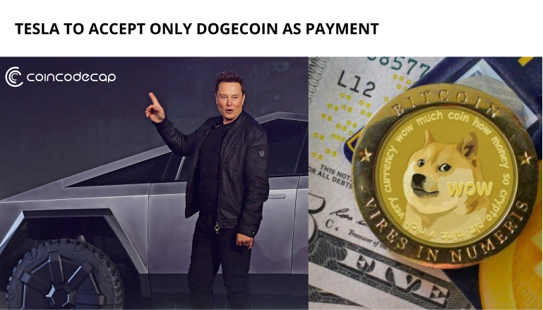 Tesla To Accept Only Dogecoin As Payment